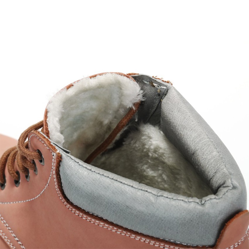 Suede Steel Toe Boots - Product Description