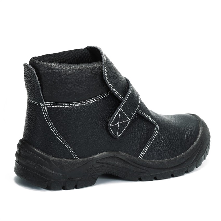 Embossed Cowhide Leather Safety Shoes - Product Description