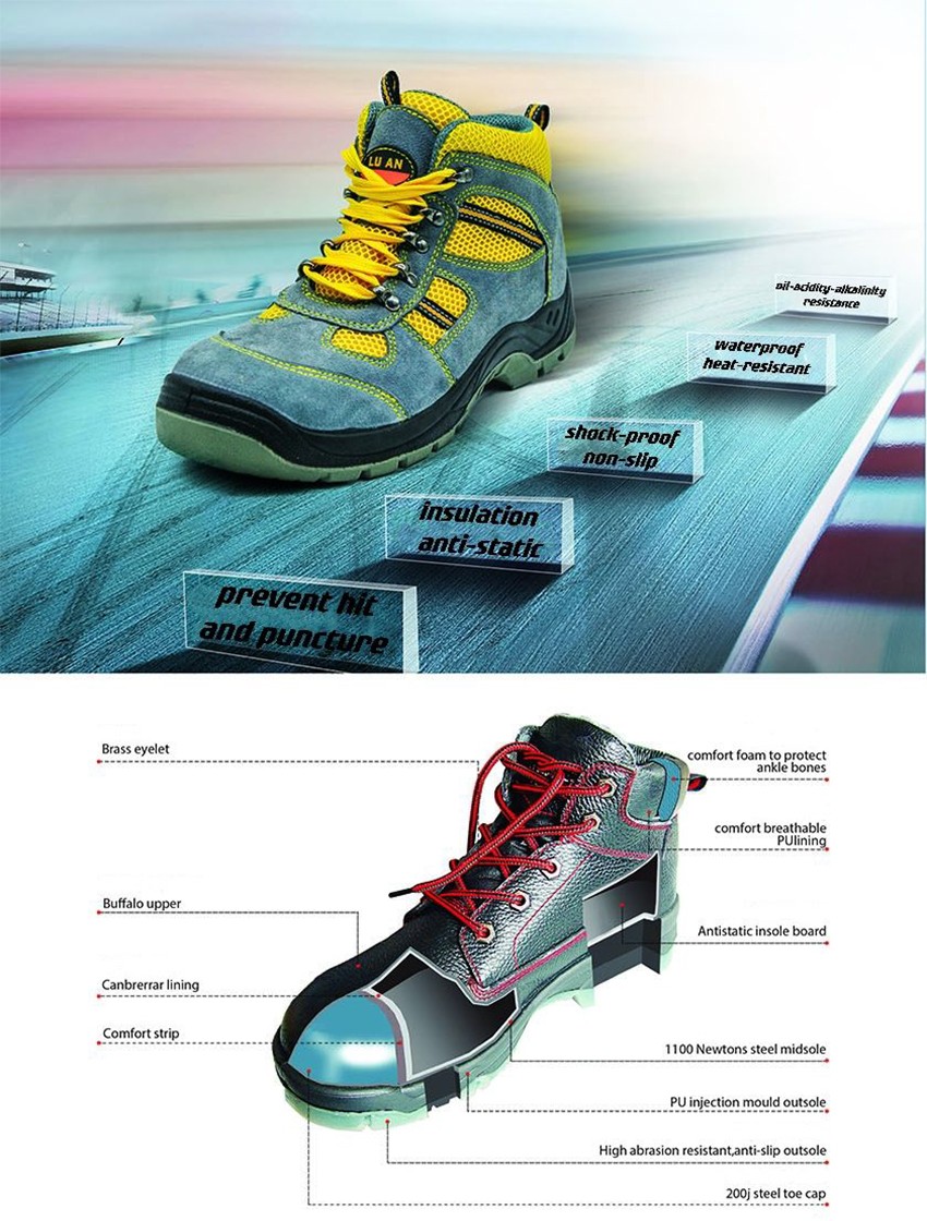 Suede Safety Shoes - Product Details