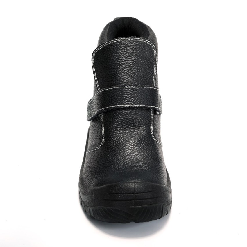 Embossed Cowhide Leather Safety Shoes - Product Description
